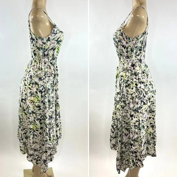 CAbi Margherita Dress Size XS Floral Midi Sundress Pockets Adjustable Strap 5048 - Picture 7 of 11